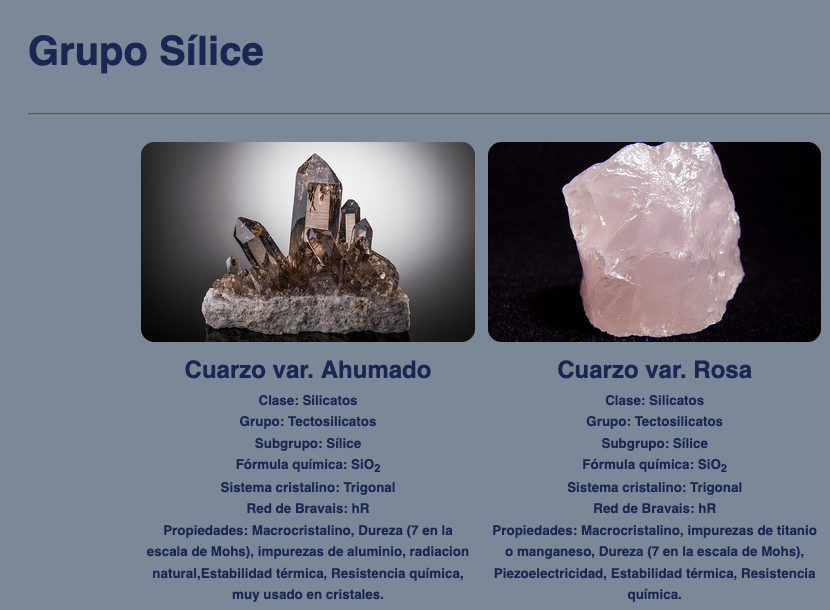 Minerales